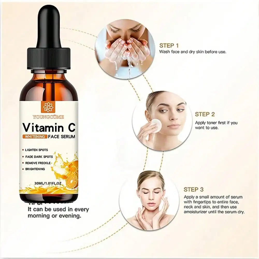 Vitamin C Facial Essence Serum with Hyaluronic Acid