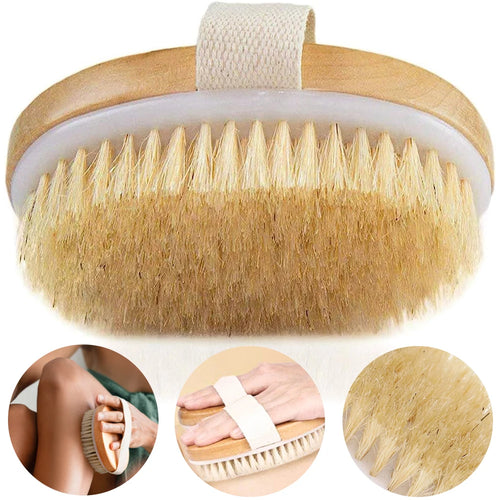 Wooden Dry Brush for Shower and Exfoliation