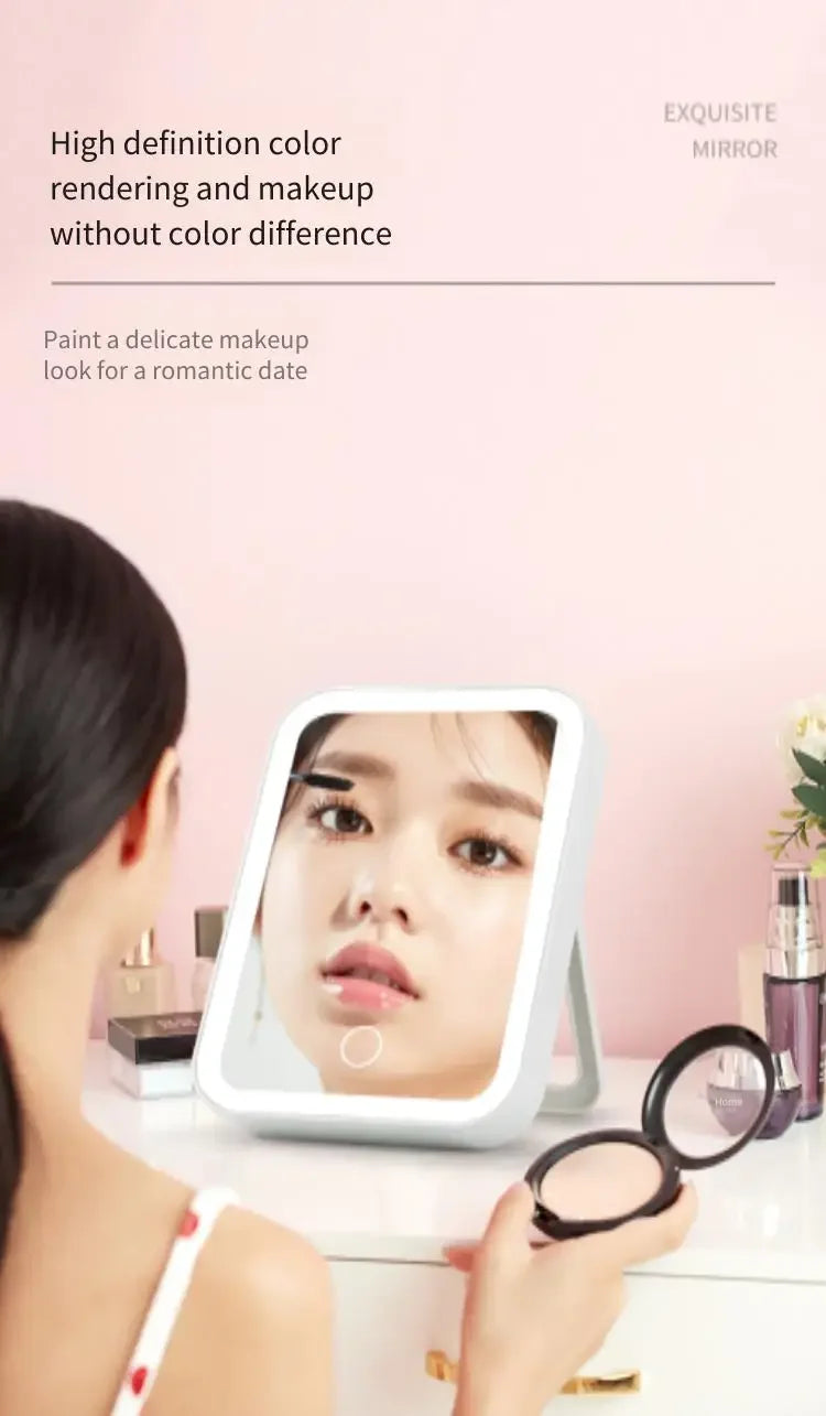 Rechargable LED Mirror for Makeup
