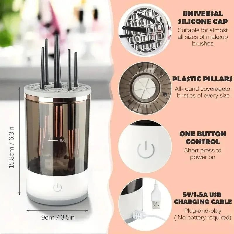 Rechargable Electric Makeup Brush Cleaner