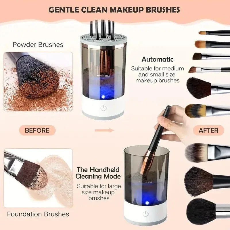 Rechargable Electric Makeup Brush Cleaner