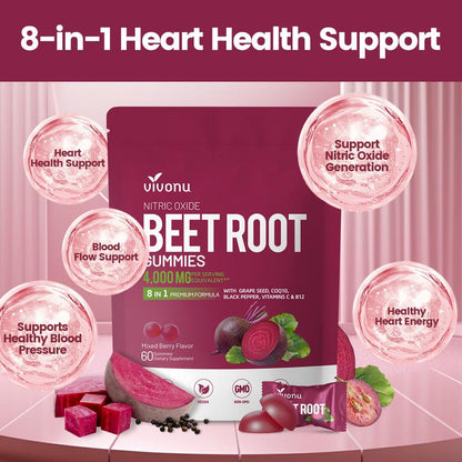 CircuFlow™ Beet Root & Nitric Oxide Gummies – 4,000mg