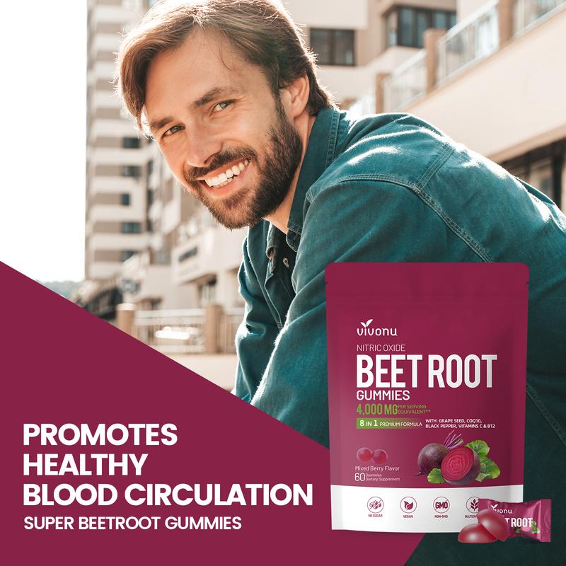 CircuFlow™ Beet Root & Nitric Oxide Gummies – 4,000mg