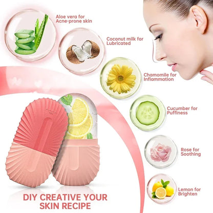 Face Roller Silicone Ice Mold