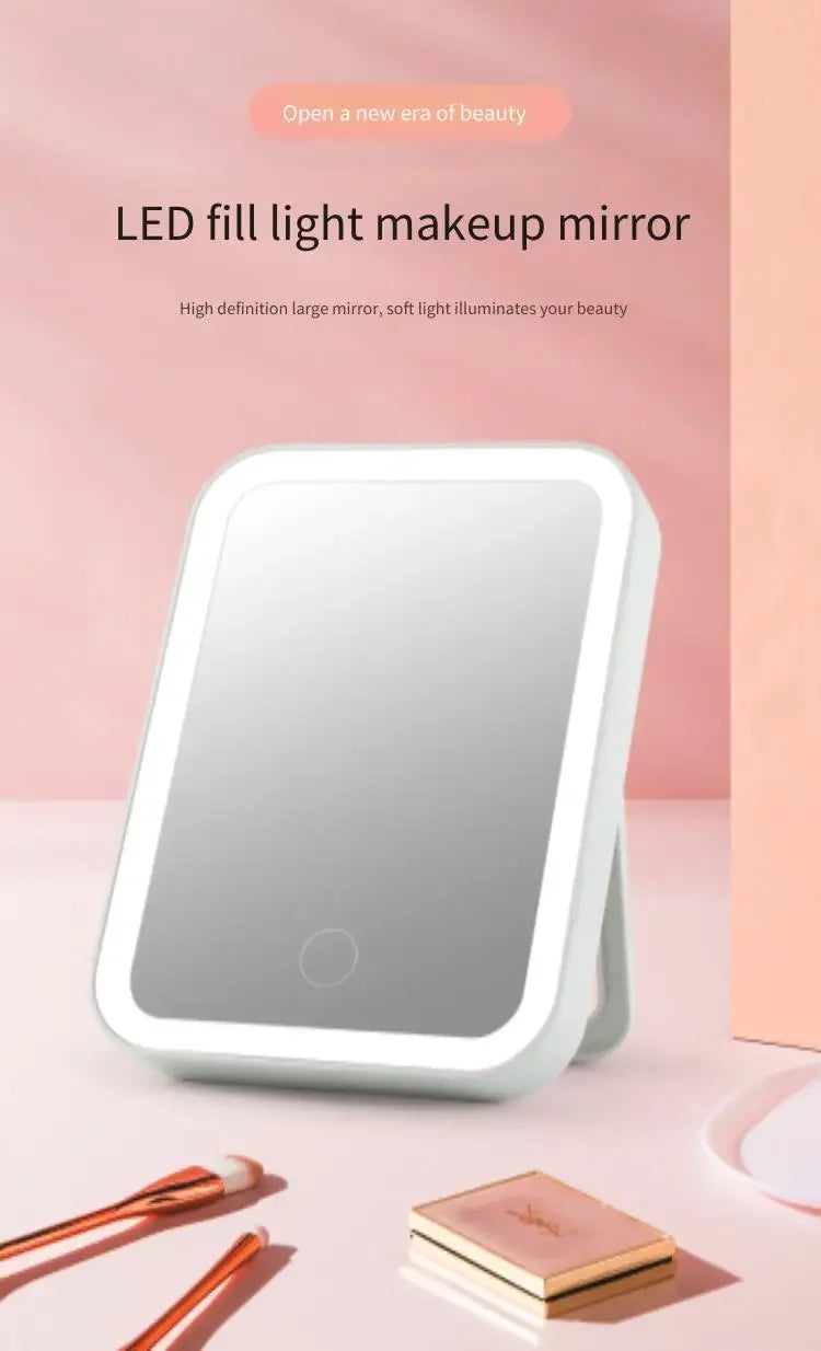 Rechargable LED Mirror for Makeup