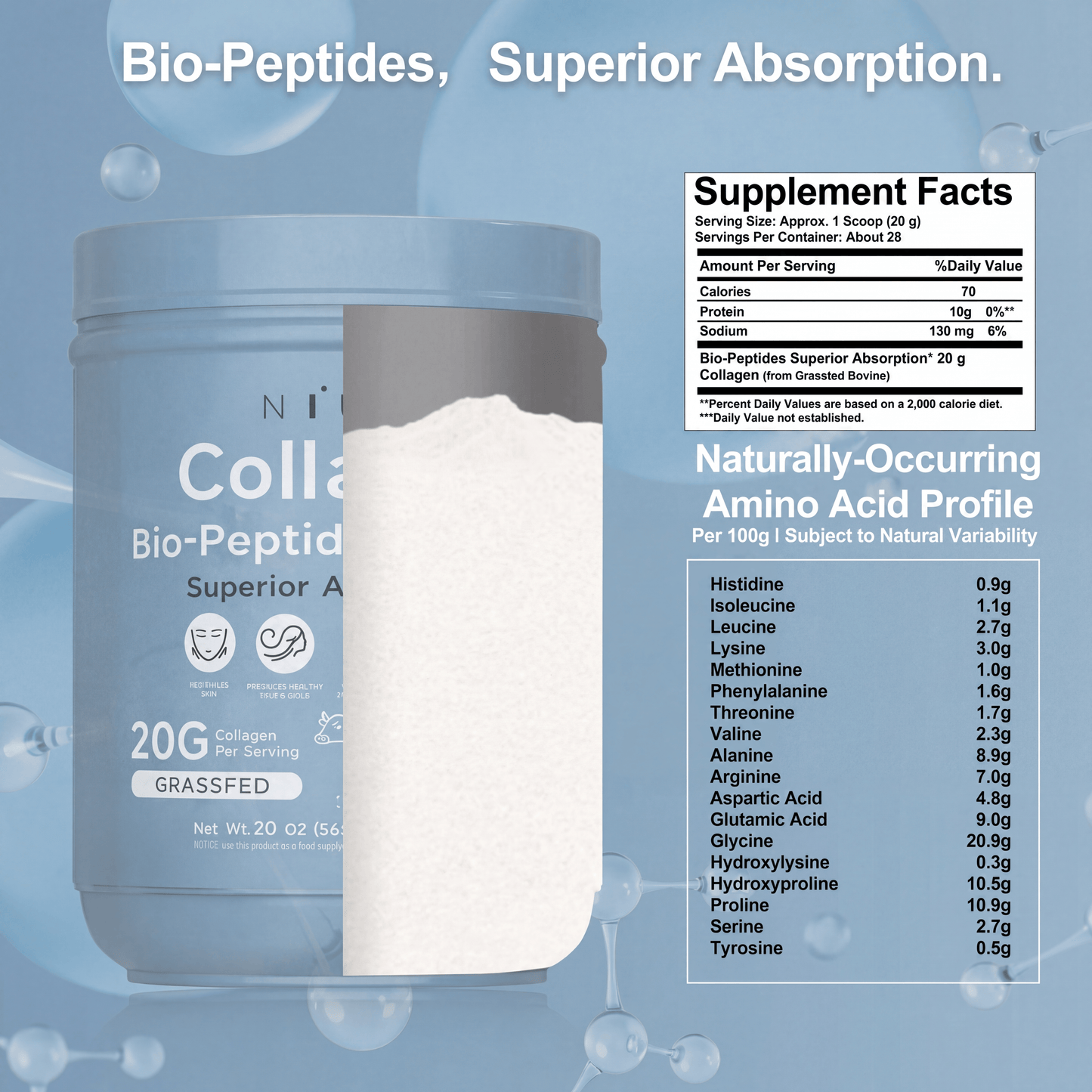 CoreProtein™ Grass-Fed Collagen Peptides